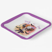 Halloween Spooky Sweet Cake Poppen Papieren Bordje (Gebogen)