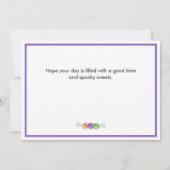 Halloween Spooky Sweet Cupcakes Verjaardag Kaart (Achterkant)