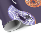 Halloween Spooky Sweet Spider & Monster Donut Cadeaupapier (Rol Hoek)