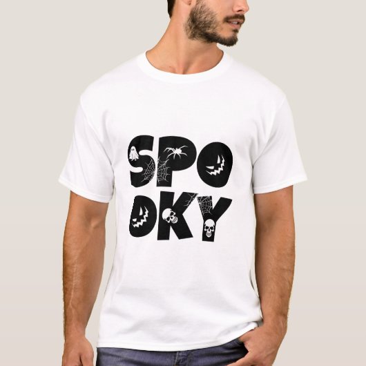 Halloween spooky  t-shirt (Voorkant)