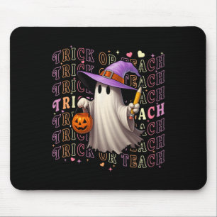 Halloween Spooky Teacher Ghost Kostuum voor Mannen Muismat