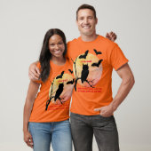 Halloween Spooky Thoughts - Bats Moon Owl T-shirt (Unisex)