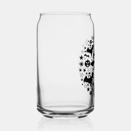 Halloween Spooky Time Blikvorm Glas (Rechts)