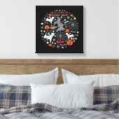 Halloween Spooky Time Canvas Afdruk (Insitu (Slaapkamer))