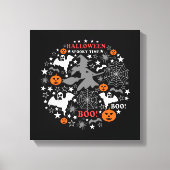 Halloween Spooky Time Canvas Afdruk (Voorkant)