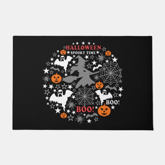 Halloween Spooky Time Deurmat (Voorkant)