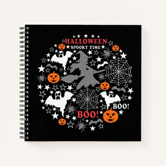Halloween Spooky Time Notitieboek (Voorkant)