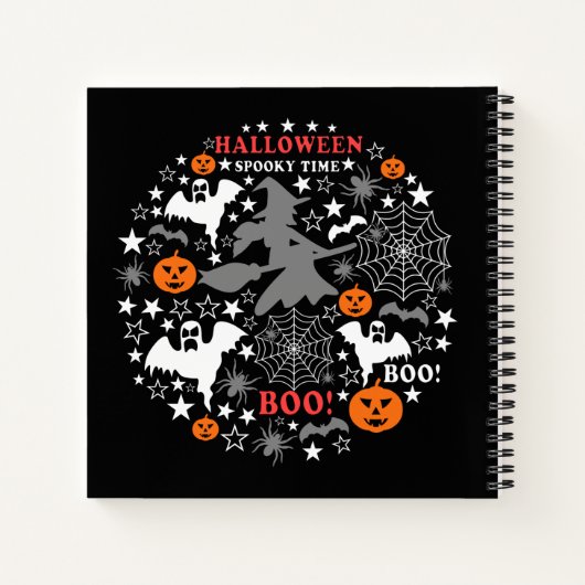 Halloween Spooky Time Notitieboek (Achterkant)