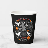 Halloween Spooky Time Papieren Bekers (Voorkant)
