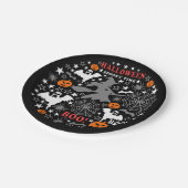 Halloween Spooky Time Papieren Bordje (Gekanteld)