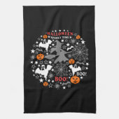Halloween Spooky Time Theedoek (Verticaal)