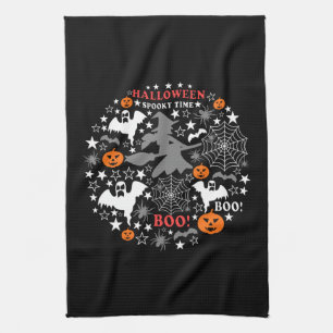 Halloween Spooky Time Theedoek