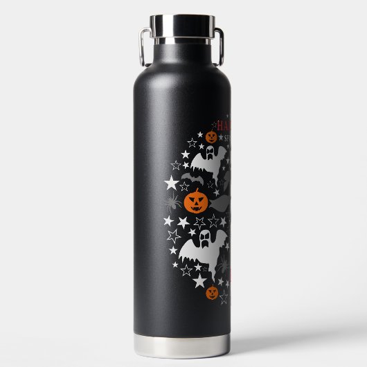 Halloween Spooky Time Waterfles (Voorkant)