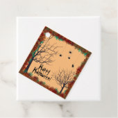 Halloween Spooky Treeit Spiers Hanging Personalize Bedankjes Labels (In situ)