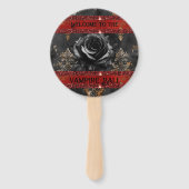 Halloween spooky vampierfeest handwaaier (Voorkant)