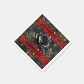 Halloween spooky vampierfeest servet (Hoek)