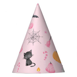 Halloween Spooky verjaardag roze Feesthoedjes