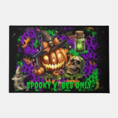 Halloween Spooky Vibes Only Deur Mat (Voorkant)