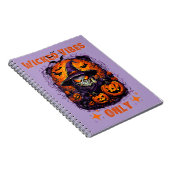 Halloween: Spooky Wiches Smiles en pompoen Notitieboek (Rechterzijde)