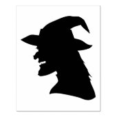 Halloween Spooky Witch 4 x 5 inch Rubber Stempel (Afrduk)