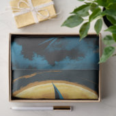 Halloween Spooky Witch a Full Moon Tissuepapier (Geschenk)