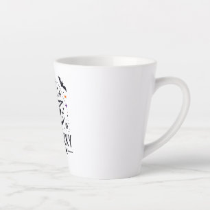Halloween Spooky Witch Design - Vliegen op Bezem Latte Mok