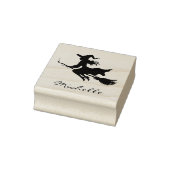 Halloween Spooky Witch Flying Rubberstempel (Stempel)