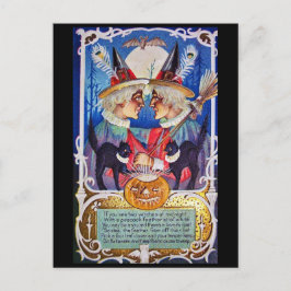  Halloween Spooky Witches Briefkaart
