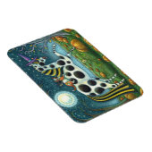 HALLOWEEN SPOTTED PONY & BAT CAT WHIMSICAL HORING MAGNEET (Rechterzijde)