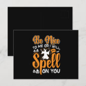 Halloween Spreuk Op Je Verjaardag Briefkaart (Voorkant / Achterkant)