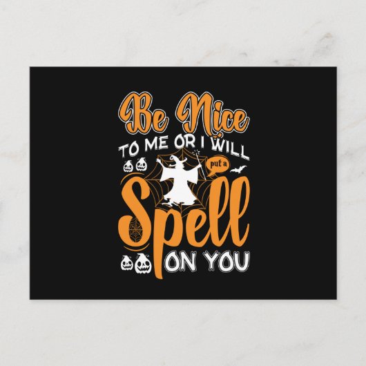 Halloween Spreuk Op Jouw Verjaardag Briefkaart (Voorkant)