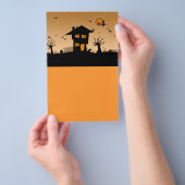 Halloween Spukhuis Flyer (Hand)