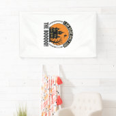 Halloween Spukhuis Grappig Boe Vintage_1 Spandoek (Insitu)