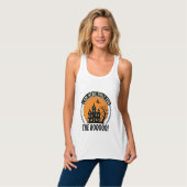 Halloween Spukhuis Grappig Boe Vintage_1 Tanktop (Volledige Voorkant)