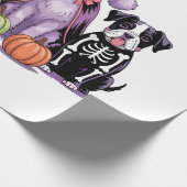 Halloween Squad Dog Cadeaupapier (Hoek)
