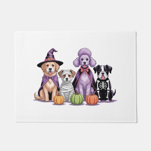 Halloween Squad Dog Deurmat (Voorkant)