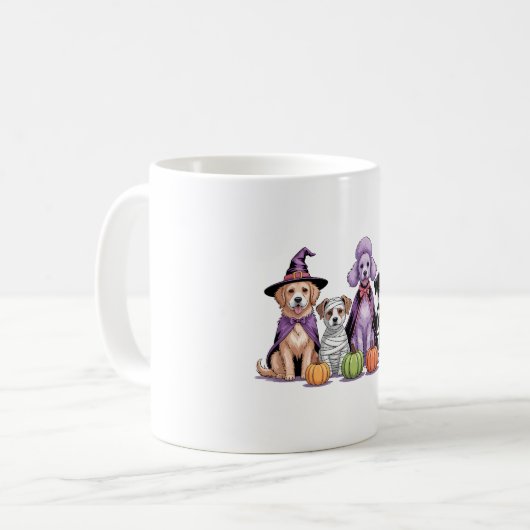 Halloween Squad Dog Koffiemok (Voorkant links)