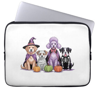 Halloween Squad Dog Laptop Sleeve