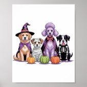 Halloween Squad Dog Poster (Voorkant)