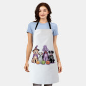 Halloween Squad Dog Schort (Gedragen)