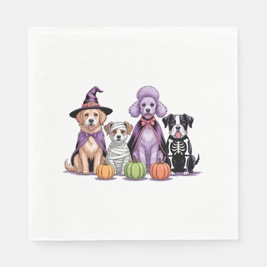 Halloween Squad Dog Servet (Voorkant)