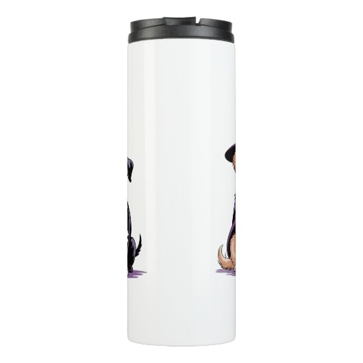 Halloween Squad Dog Thermosbeker (Achterkant)