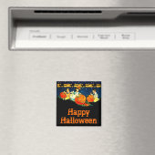 Halloween Square Magnet (Insitu (Vaatwasser))