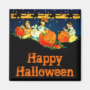 Halloween Square Magnet