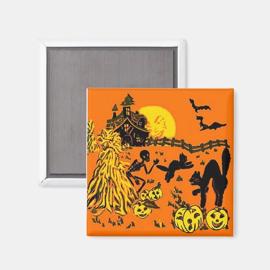  Halloween Square Magnet (Voorkant / Achterkant)