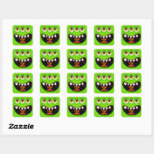 Halloween Square Sticker (Vel)