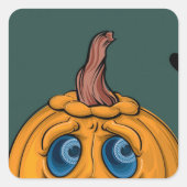 Halloween Square Sticker (Voorkant)
