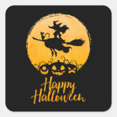Halloween Square Sticker (Voorkant)