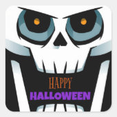 Halloween Square Sticker (Voorkant)