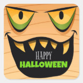 Halloween Square Sticker (Voorkant)